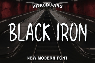 Black Iron Font Download