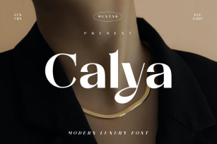 Calya | Modern Luxury Font Download