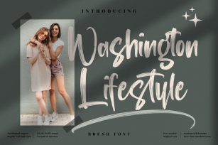 Washington Lifestyle Brush Font LS Font Download