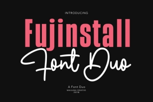 Fujinstall Font Duo Font Download
