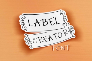 Label Creator Font Download
