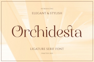 Orchidesta - Display Serif Font Download