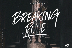 BREAKING RULE Font Download