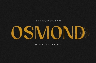 Osmond Font Download