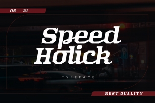 Speed Holick Font Download