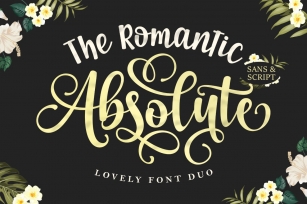 The Romantic Absolute Duo Font Download