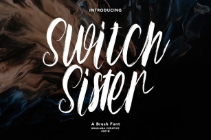 Switch Sister Brush Font Font Download