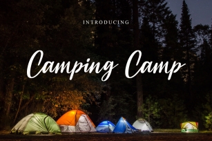 Camping Camp Font Download