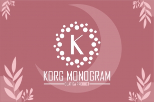 Korg Monogram Font Download
