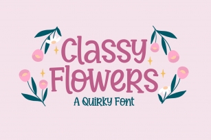 Classy Flowers Font Download