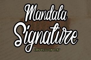 Mandala Signature Font Download
