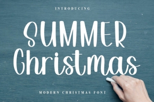 Summer Christmas Font Download