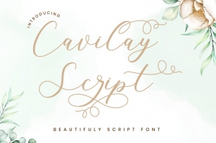 Cavilay Script Font Download