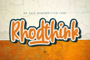 Rhodthink Font Download