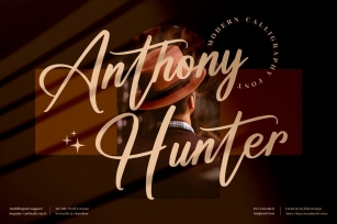 Anthony Hunter Signature Font LS Font Download