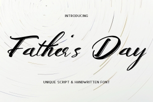 Father's Day Font Font Download