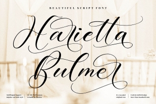 Harietta Bulmer Beautiful Script Font Download