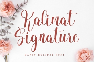 Kalimat Signature Font Download