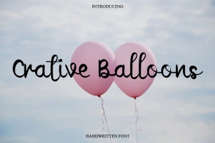 Creative Balloons Font Download