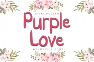 Purple Love Font Download