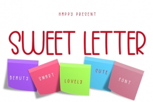 Sweet Letter Font Download