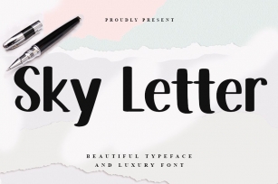 Sky Letter Font Download
