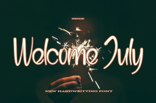 Welcome July Font Download