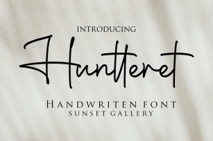 Huntteret Font Download