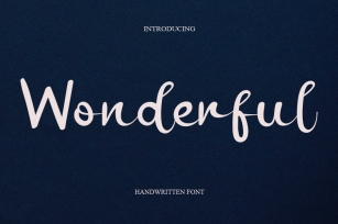 Wonderful Font Download