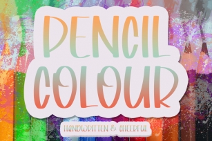Pencil Colour Font Download