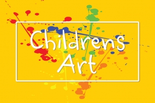 Childrens Art Font Download