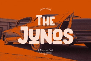 The Junos Display Font Font Download