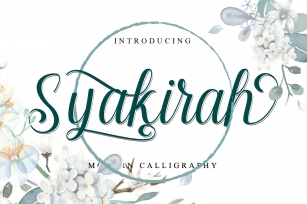 Syakirah Font Download