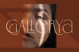 Gallerya - Modern Ligature Typeface Font Download