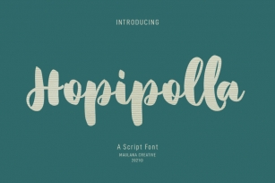 Hopipolla Script Font Font Download