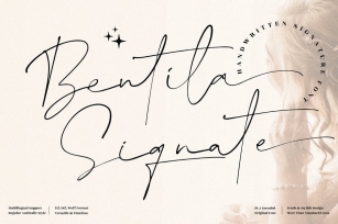 Bentila Signate Signature Font LS Font Download