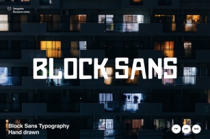 Block Sans Font Download