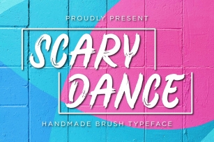 Scary Dance Handmade Brush Typeface Font Download