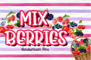 Mix Berries Font Download