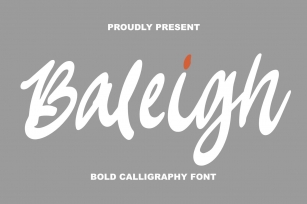 Baleigh Bold Calligraphy Font Download