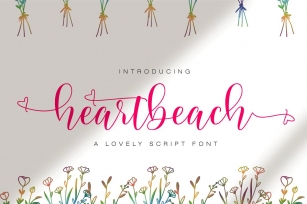 Heart Beach Font Download