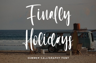 Finally Holidays Font Download