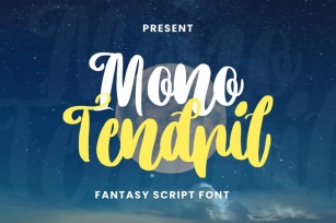 Mono Tendril Font Download