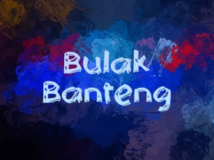 B Bulak Banteng Font Download