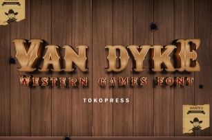 Van Dyke - Western Font Font Download