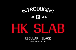 HK Slab Font Download