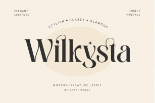 Wilkista Stylish Ligature Typeface Font Download