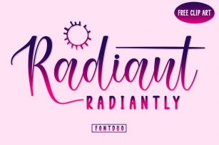Radiant Radiantly Font Download
