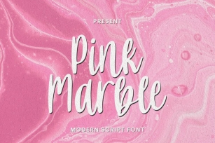 Pink Marbles Font Download