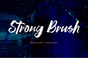 Strong Brush Font Download